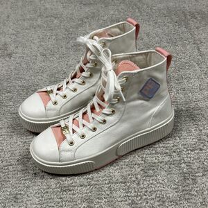 PF Flyers Center Platform Allston HI Top Shoes Womens 7.5 White Sneakers Unisex
